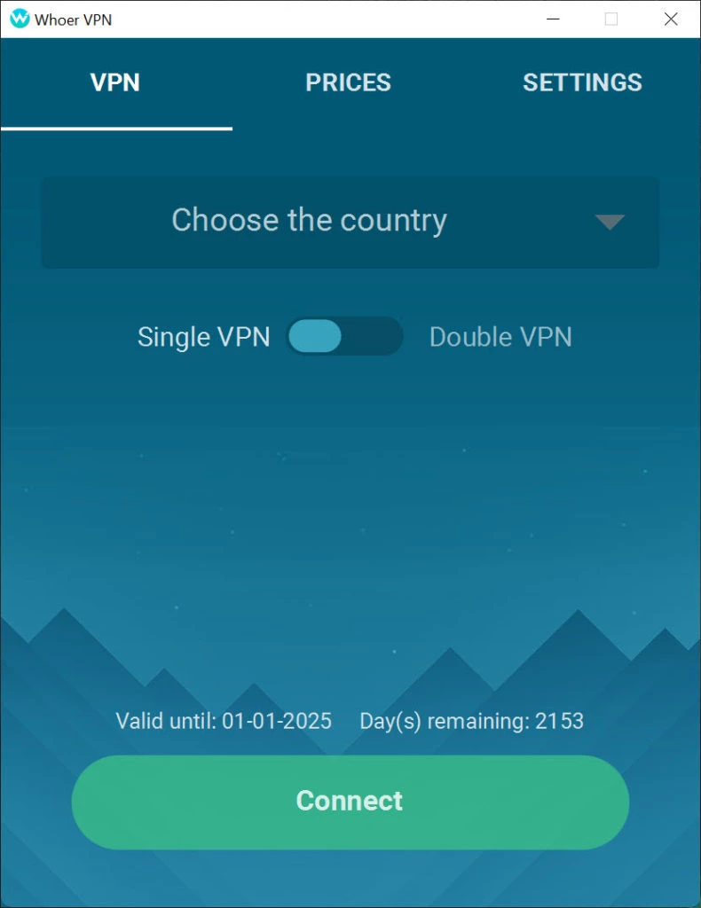 Whoer VPN — captura de tela 1