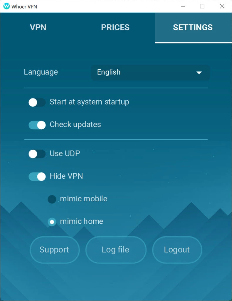Whoer VPN — captura de tela 4